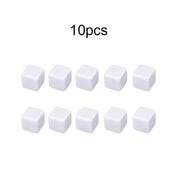 6/10pcs Blank Six Sided Dice Acrylic White Table Games for Board Games Party Gathering Leisure And Entertainment Props TMZ