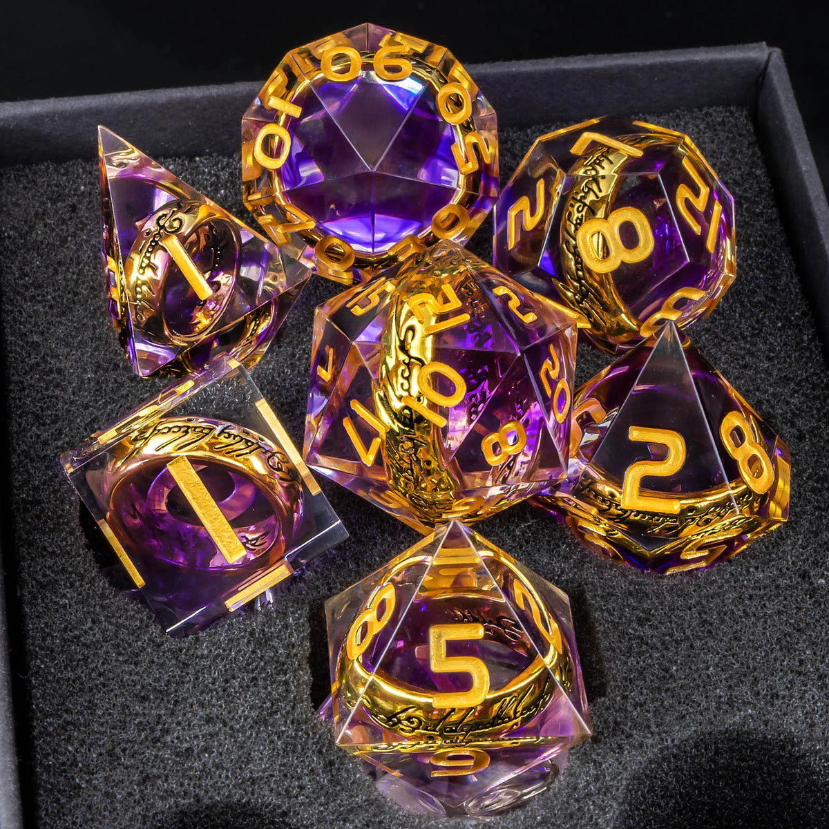 Fantasy Ring Dice Set – 8 Colours to Choose From