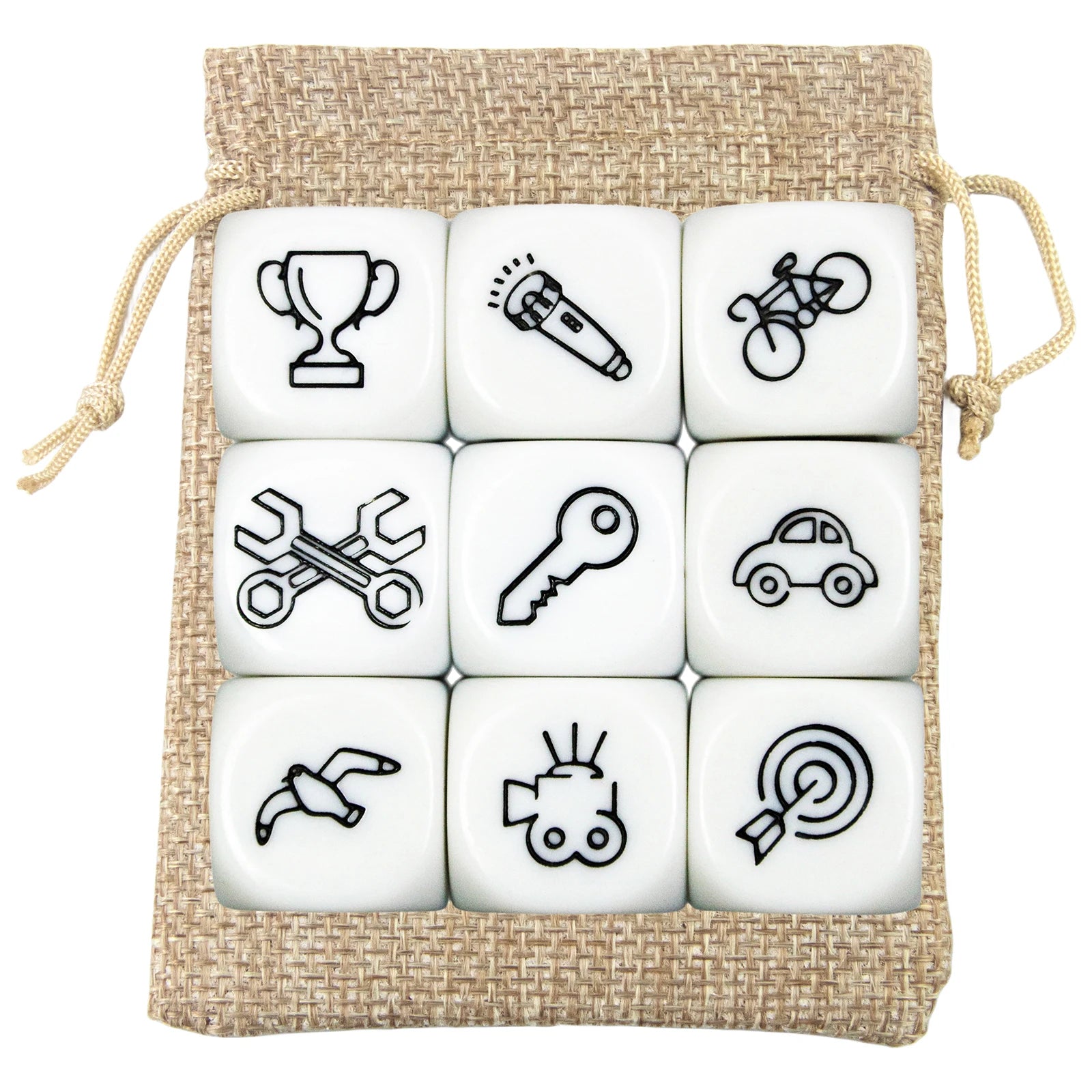Story Dice Set - 9 Piece with Bag
