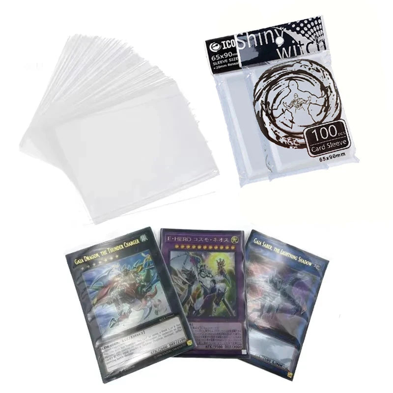 Clear Card Sleeves - 600 Pack - 65 x 90mm