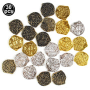 Pirate Party Fake Gold Coins Bulk 1 5 10 20 50 100 Denomination Gold Coins Pirate Themed Party Supplies Game Gift Kids Favors