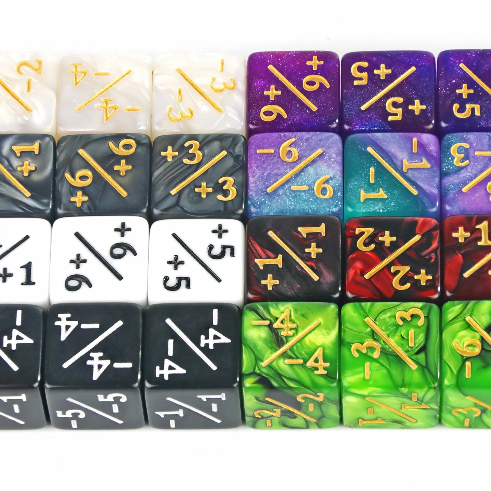 Resin D6 Dice Set - 10 Piece