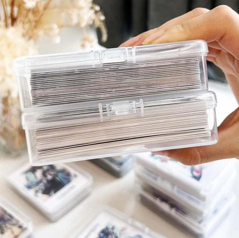 Clear Plastic Card Storage Case
