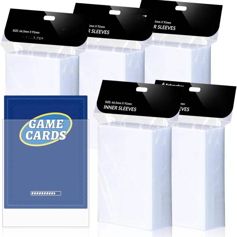 Clear Card Sleeves - 500 Pack
