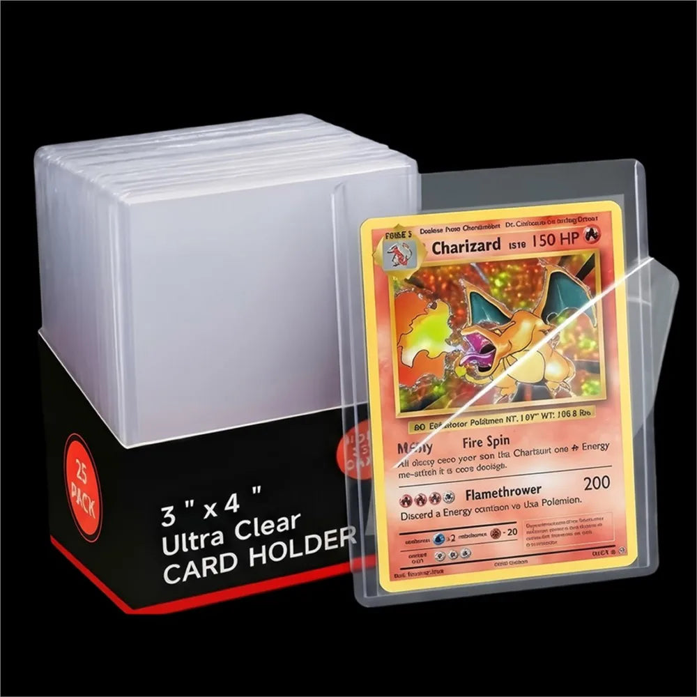 Clear Rigid Card Toploaders - Design 4