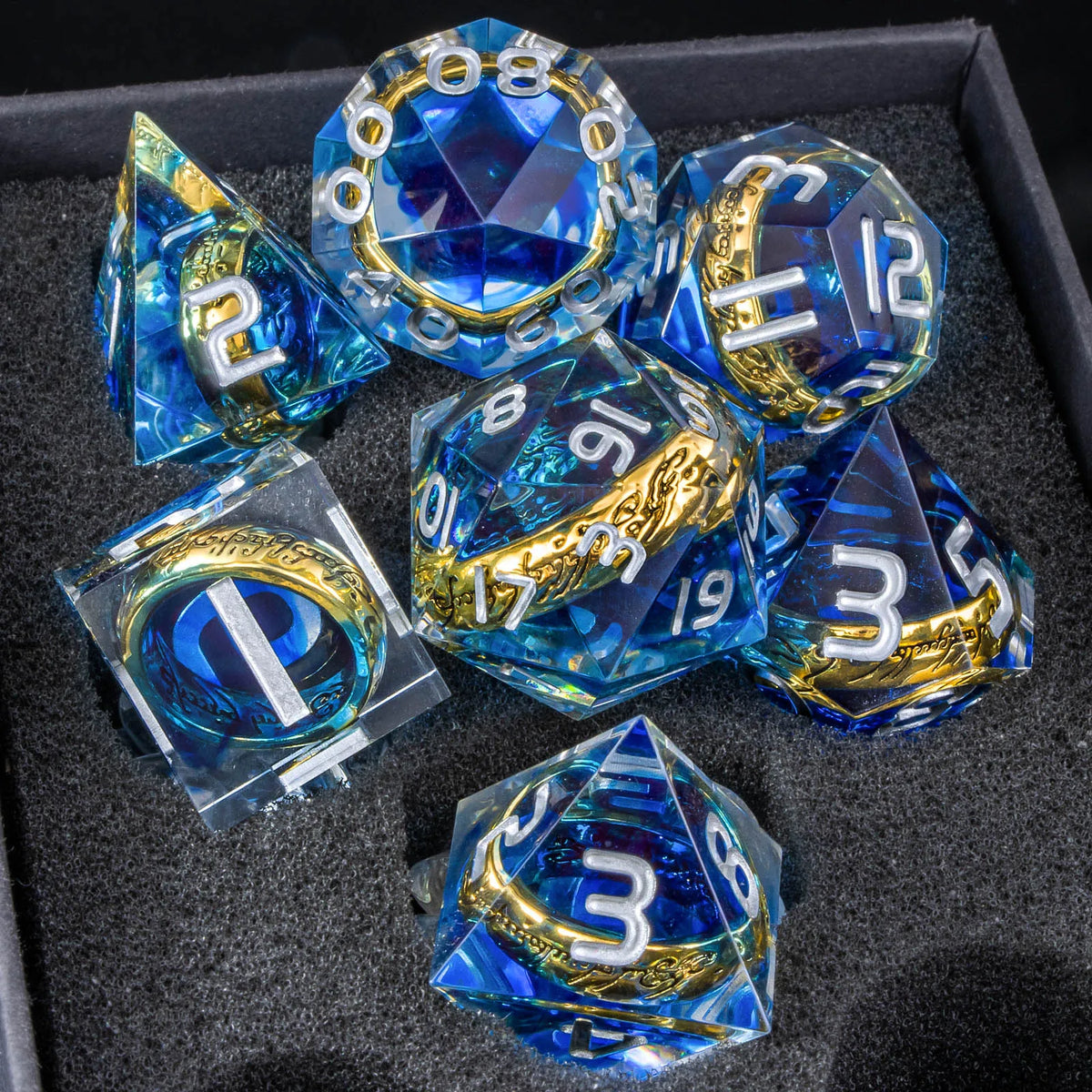 Fantasy Ring Dice Set – 8 Colours to Choose From