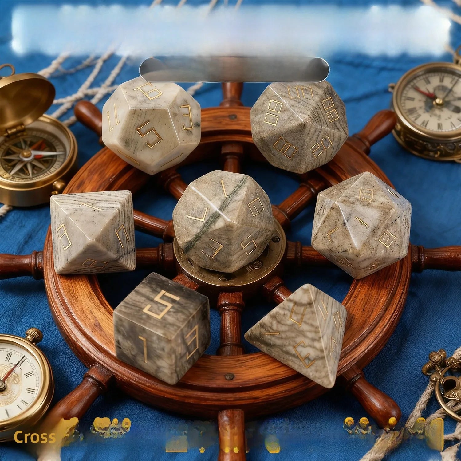 Stone RPG Dice Set - Design 5