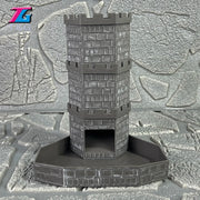 Bricks Castle Dice Tower  Dice Rolling Tray Tower - Perfect for D&D Game RPG and Tabletop Gaming Best Gift