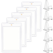 5/10/15 PCS 35pt Magnetic Card Holders with Stand – Hard Case for MTG & Sports Cards, UV Protection, Instant Desktop Display