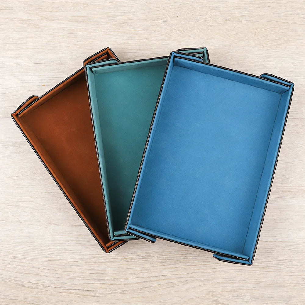 PU Rectangular Dice & Token Tray - Design 4