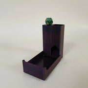 portalbe mini castle foldable dice tower with storage board game accessories card game prop COC DND desktop game