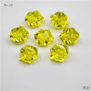 100PCS Plastic Gems Ice Grains Colorful Stones Children Jewels Acrylic Jewels Ice Counter Crystal Diamonds DIY Crafts Beads Toy