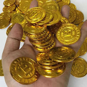 50Pcs/set Gold-Plated Poker Chips, Bitcoin Model, Silver, 39mm * 2.6mm, Foreign Trade, Brand New Poker, 39mm * 2.6mm