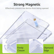 5/10/15 PCS 35pt Magnetic Card Holders with Stand – Hard Case for MTG & Sports Cards, UV Protection, Instant Desktop Display