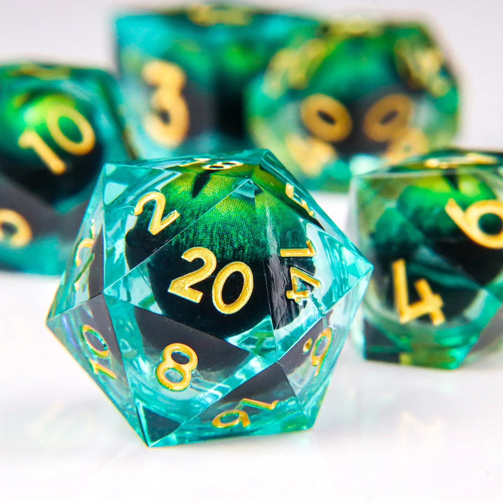 Mineral-Style RPG Dice Set - Design 7