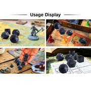 7pcs Frosted gemstone Dice D&D Dice set for Dungeons & Dragons DND RPG Game Polyhedral Crystal Stone Dice Roleplaying Game dices