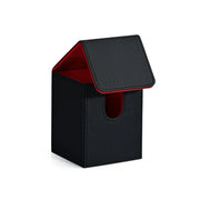 Trading Card Deck Organize, Card Storage Box Hold 100+ Single Sleeved Cards, PU Leather Magnetic Closure for Magic Cards TCG Car