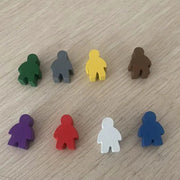 5 pcs/set Humanoid Wooden Chess  Board Game Accessories