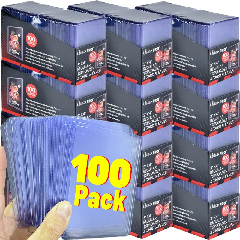 Clear Card Sleeves - 100 Pack - Design 9
