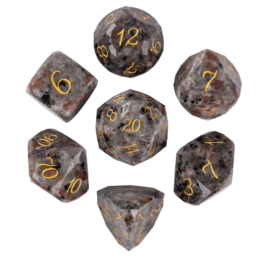 Stone RPG Dice Set - Design 7