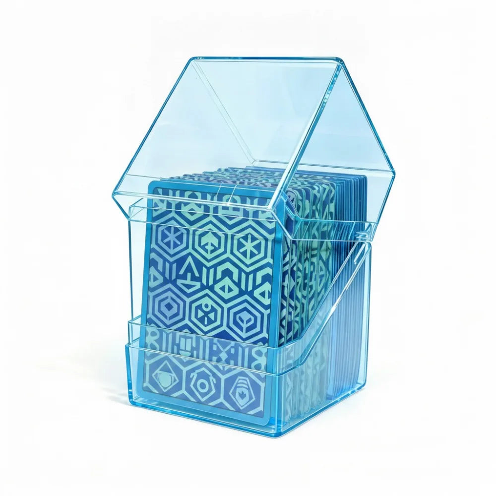 Clear Acrylic Deck Box - 100 Pack