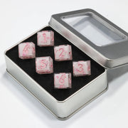 MINI PLANET DND 6pcs D6 Dice Set for TRPG Board Game Resin Dice with Sharp Edges 16mm 6-sided Dice Wholesale Custom