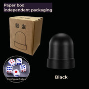 New Dice Cup Press with 5 Dices Upgraded Entertainment Table Games Dices Game Bar Dice for Family Bar Restaurant KTV 4 Colors