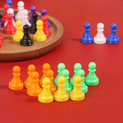 New 32pcs Chessman Plastic Pawns Checkers Pieces For Games Tabletop Markers Components 2.5*1.5cm