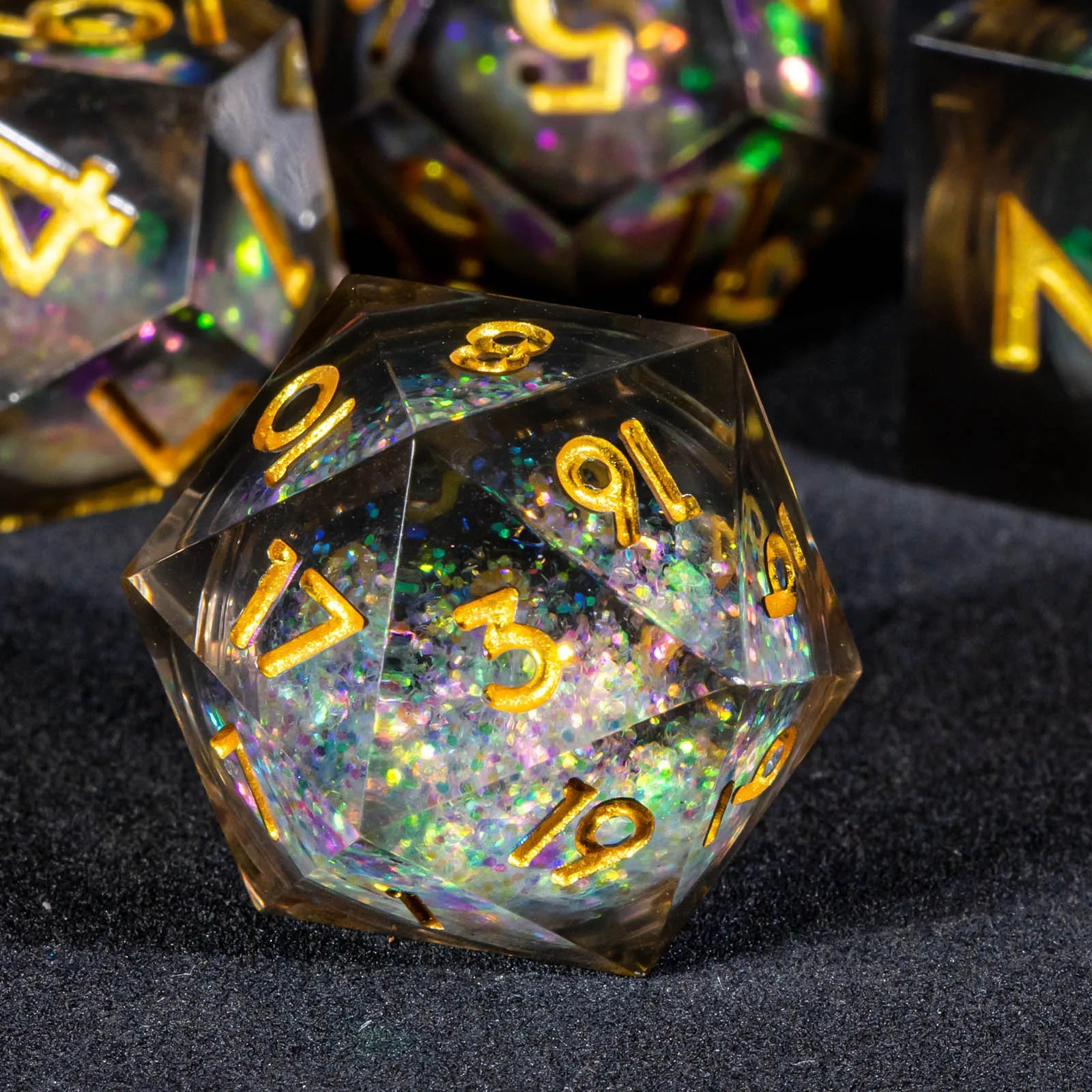 Mineral-Style RPG Dice Set - Design 5