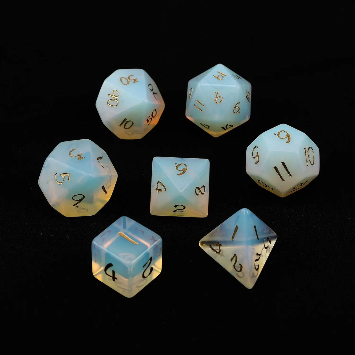 Opal Dragon D6 Dice Set