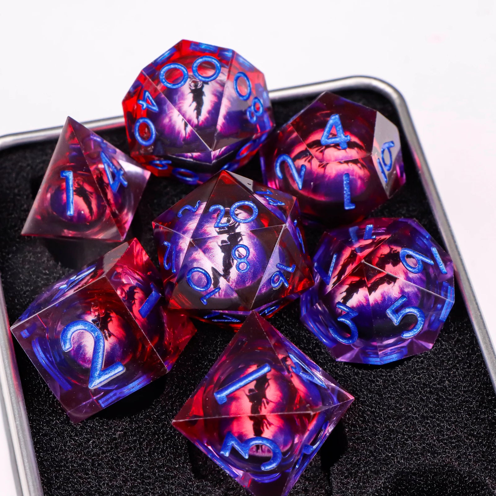 Mineral-Style RPG Dice Set - Design 4