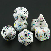 Board Game Accessories Cubes High Quality Acrylic Dice Unique Blood Effect Mixing Colours Effect For Entertainment Table Gaming