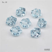 100PCS Plastic Gems Ice Grains Colorful Stones Children Jewels Acrylic Jewels Ice Counter Crystal Diamonds DIY Crafts Beads Toy