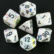 Board Game Accessories Cubes High Quality Acrylic Dice Unique Blood Effect Mixing Colours Effect For Entertainment Table Gaming
