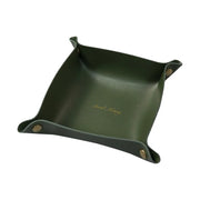 1PC PU Leather Storage Box Desktop Tray Jewelry Cosmetic Phone Key Wallet Coin Basket Folding Storage Case Table Organizer