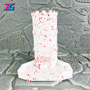 Bricks Castle Dice Tower  Dice Rolling Tray Tower - Perfect for D&D Game RPG and Tabletop Gaming Best Gift