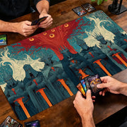 Tree of Life and the Guardians Magic Card Battle Mat MTG Playmat Anti-slip Base gathering gaming mats Board Game Mat for TCG