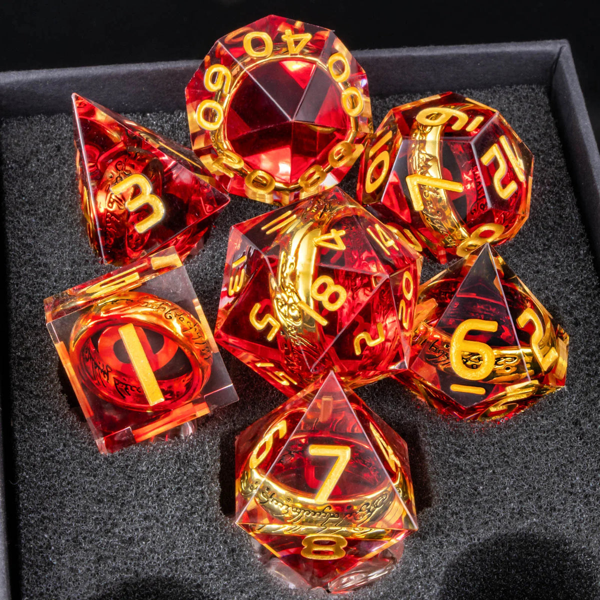 Fantasy Ring Dice Set – 8 Colours to Choose From