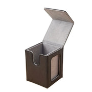 PU Window Collection Box Magnetic Closure Moisture-proof Card Deck Box Stain-resistant with Lid Game Card Organizer Board Games