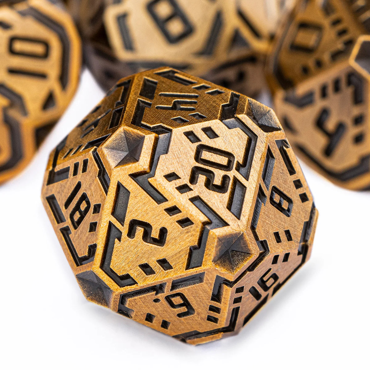 Dragon Pattern RPG Dice Set