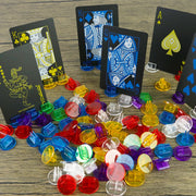 50pcs Card Holder Translucent Plastic Card Stands for Board Game Accessories Fixed Props