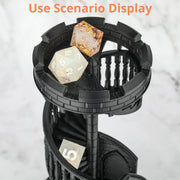 Dice Tower, RPG Collectible for Roleplaying Tabletop Games, Delivers Random Rolls Atmosphere to Every Session