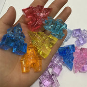 5 Pieces 30*30*22mm Acrylic Clear Animal Shape Game Pieces For Board Games Accessories