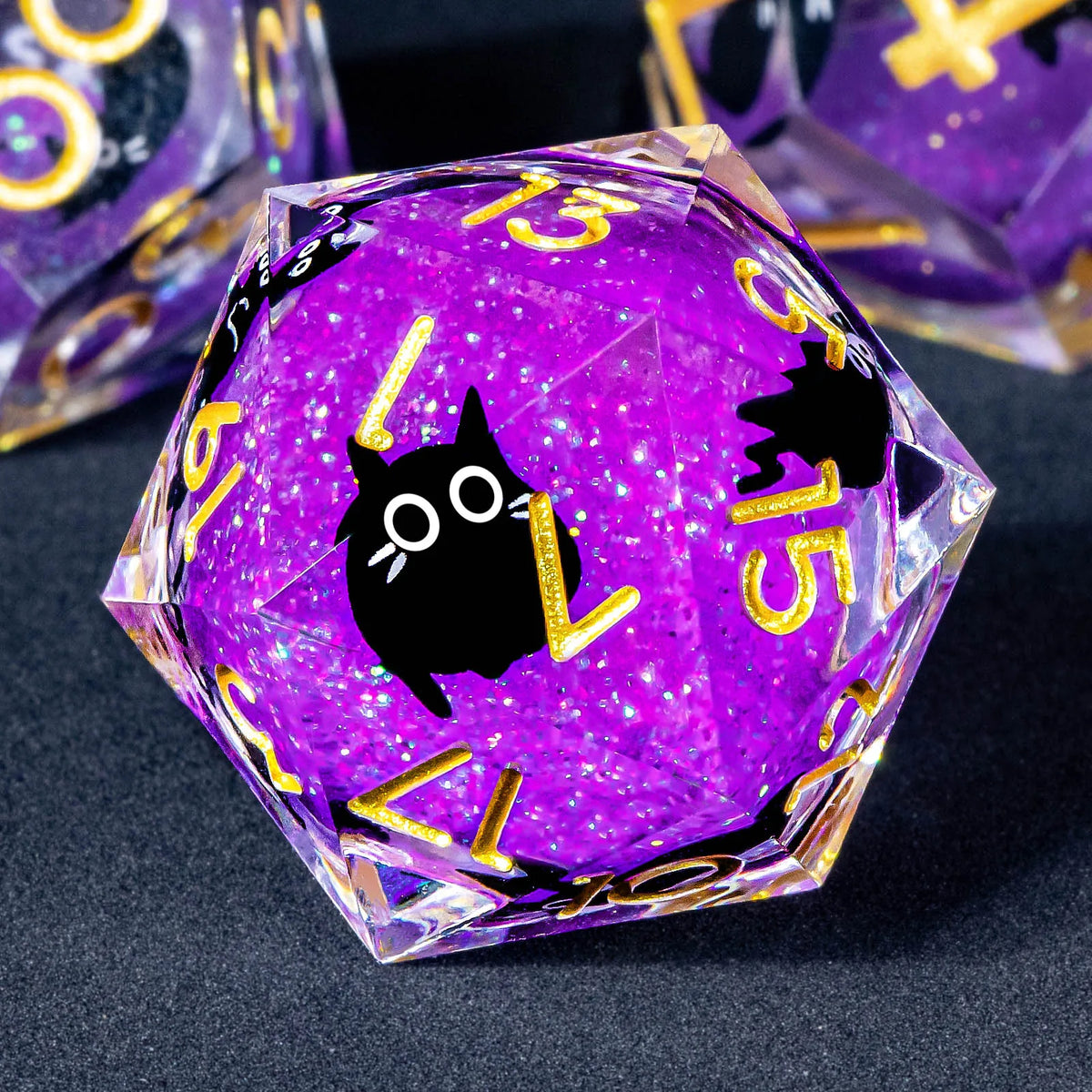 Liquid Core Sharp-Edge Dice Set – Table-Ready Dice for Every Roll