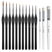 3/6/11/14pcs Micro Detail Miniature Paint Brush Kit for DND Warhammer 40K Scale Model Enamel Fantasy Figurines Paint by Numbers