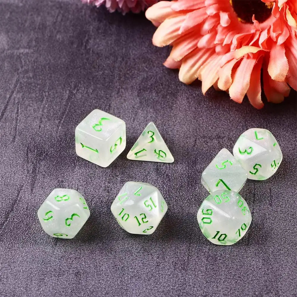 Durable Acrylic Entertainment Resin Playing Games Desktop Game Board Games Polyhedral Dices Game  Game Dice Dice