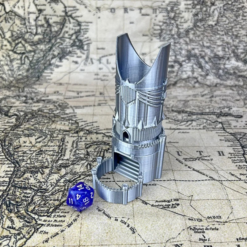 Prison-Themed Dice Tower – 7 Colours to Choose From