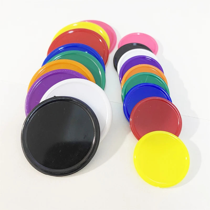 Plastic Game Markers - 100 Pack - Design 2