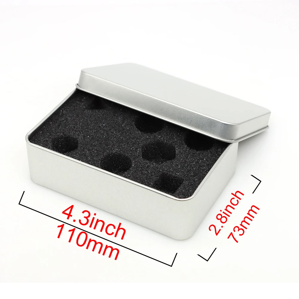 Natural Stone Dice Set – 7 Colours to Choose From