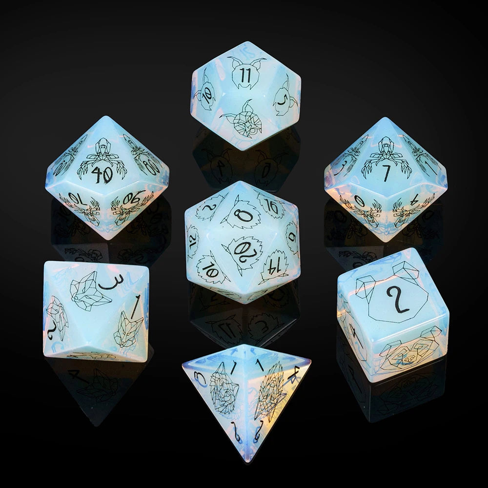 Stone RPG Dice Set - Design 2
